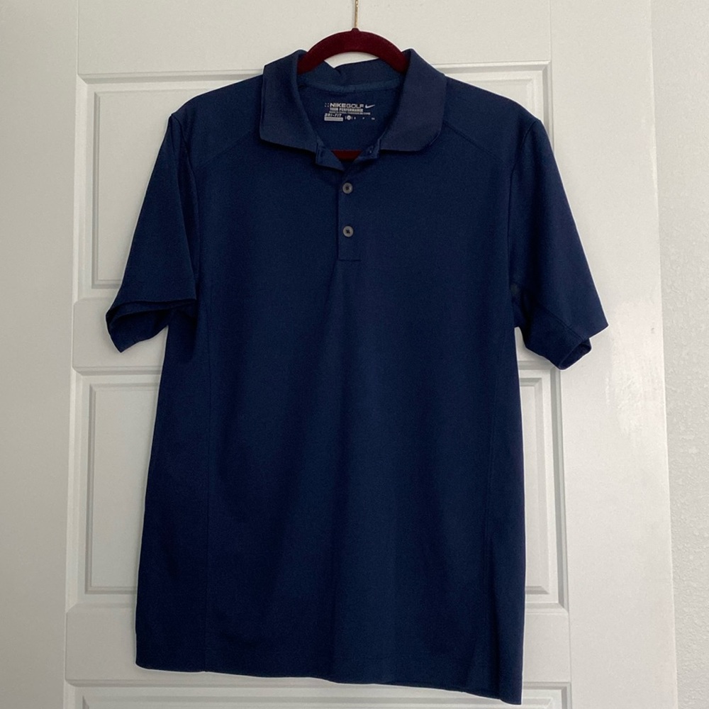 Men’s Blue Nike Golf Shirt